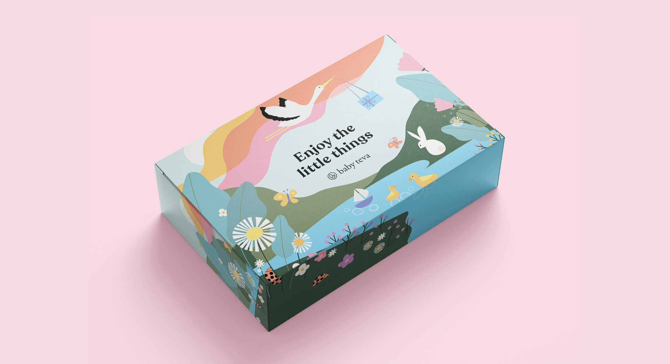 Baby teva gift box packaging: Enjoy the little things